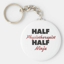 Half Physiotherapist Half Ninja Key Chain