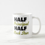 Half Principal Half Rock Star Mugs