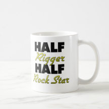 Half Rigger Half Rock Star Mug