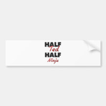 Half Ted Half Ninja Bumper Stickers