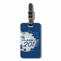 Half Tone Grad 2013 luggage tags