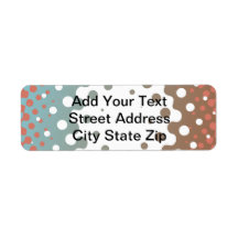 Half Tone Return Address Labels