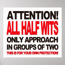 Half Wits Poster