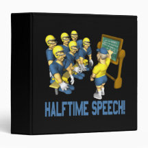 Halftime Speech 3 Ring Binder