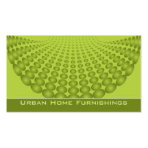 Halftone Designer Lime Business Card