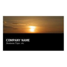 Halfway 081 - Sunset Business Card Template