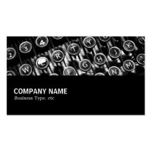 Halfway 082 - Vintage Typewriter Business Card