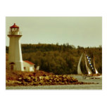 Halifax lighthouse postcard