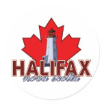 Halifax Lighthouse Round Sticker