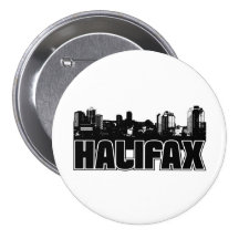 Halifax Skyline Pinback Buttons