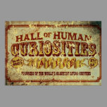 Hall des curiosités humaines affiches