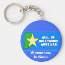 Hall of Hollywood Hoosiers Key Chain