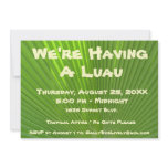 Halleluau!_Hawaiian Tropical Themed Party invite invitations
