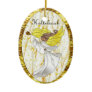 Halleluiah Angel in Stained Glass Christmas Ornament