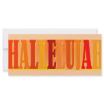 Hallelujah Bookmark Rack Card Design