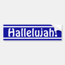 Hallelujah! Bumper Stickers