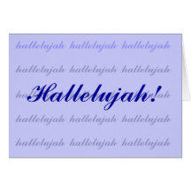 hallelujah cards
