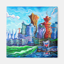 Hallelujah Point Vancouver Fridge Magnet