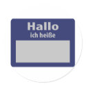 hallo, ich heisse symbol stickers