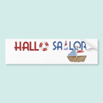 Hallo Sailor bumper stickers