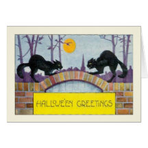 Hallowe’en Greetings Card
