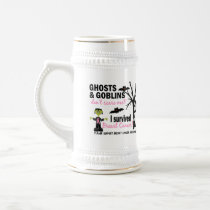 Halloween 1 Breast Cancer Survivor Mugs