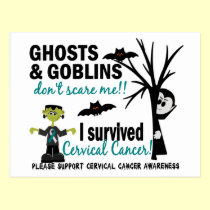 Halloween 1 Cervical Cancer Survivor postcards