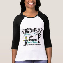 Halloween 1 Cervical Cancer Survivor T-shirts