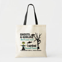 Halloween 1 Cervical Cancer Survivor Tote Bag