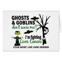 Halloween 1 Liver Cancer Warrior Card