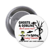 Halloween 1 Lung Cancer Warrior Buttons