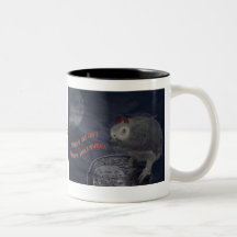 Halloween African Grey Mut Mug