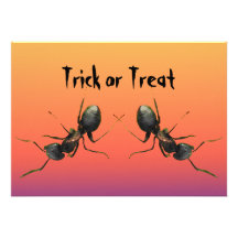 Halloween Ants Invitation