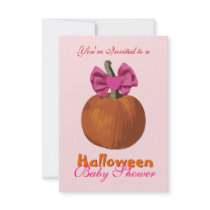 Halloween Baby Shower Invitations
