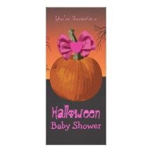 Halloween Baby Shower Invitations
