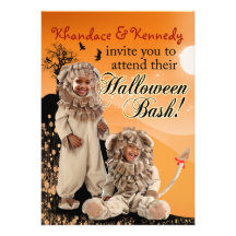 Halloween badine III - photo de partie de costume Invitations