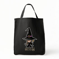 Halloween Bag - Cute Cartoon Witch with Broom bags
