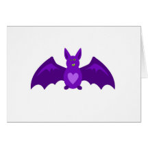 Halloween Bat Card