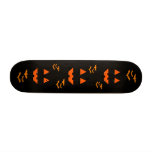Halloween Batty Pumpkin Face Skateboard Deck