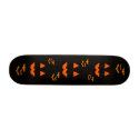 Halloween Batty Pumpkin Face skateboards