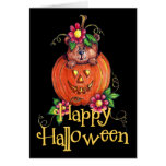 Halloween Bear Greeting Card cards