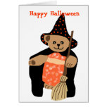 Halloween Bear, Happy Halloween card