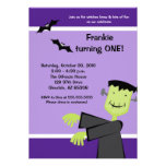 Halloween Birthday 5x7 Frankenstein Party Invite