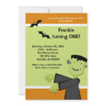Halloween Birthday 5x7 Frankenstein Party Invite