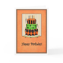 Halloween Birthday  Card