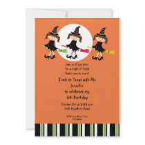 Halloween Birthday Party Invitation