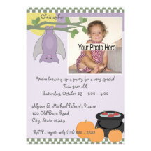 Halloween Birthday Personalized Invitation