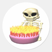 Halloween Birthday Stickers
