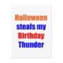 Halloween Birthday Thunder