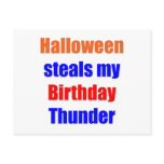 Halloween Birthday Thunder